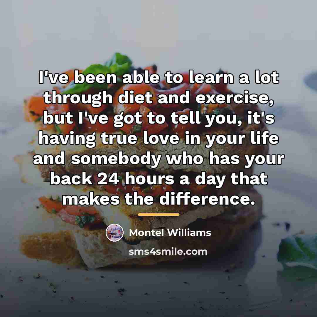 “I've been able to learn a lot through diet and…” quote by Montel Williams