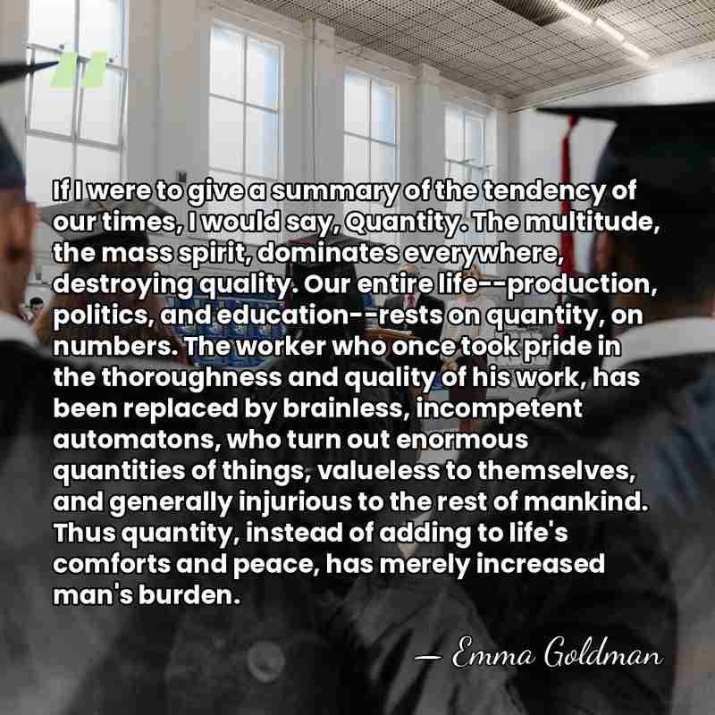 If I were to give a summary of the tendency of our&hellip; - Emma Goldman