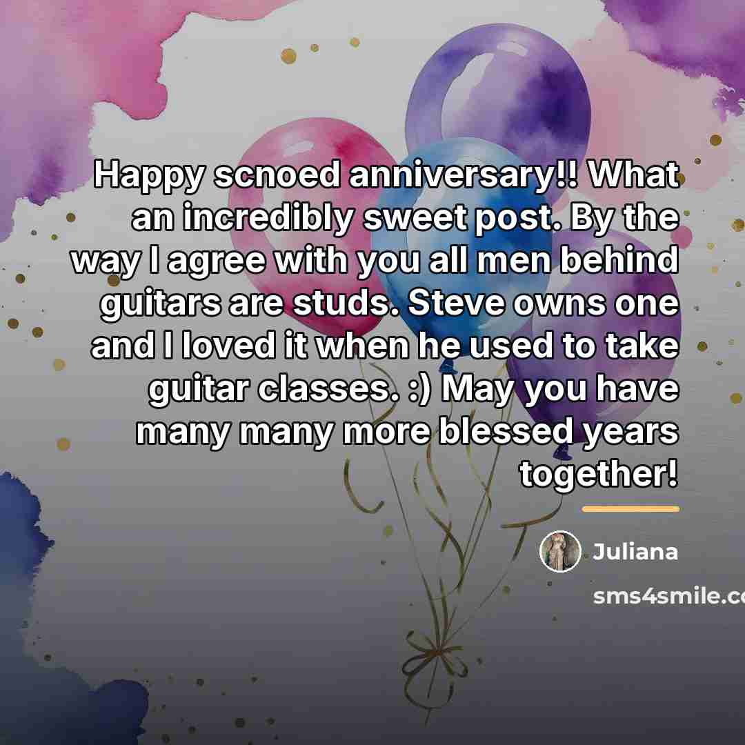 “Happy scnoed anniversary!! What an incredibly sweet post. By the…” quote by Juliana