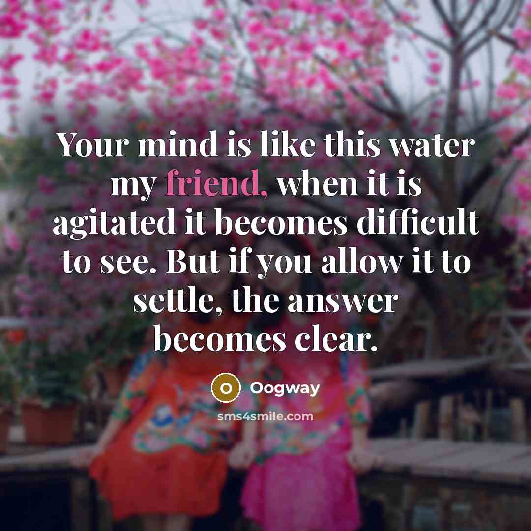 “Your mind is like this water my friend, when it…” quote by Oogway