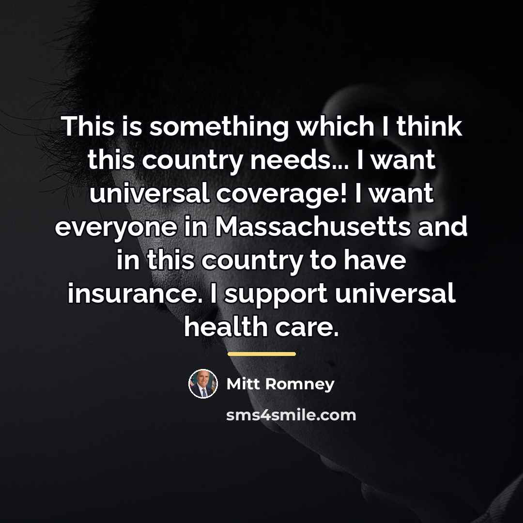 “This is something which I think this country needs... I…” quote by Mitt Romney