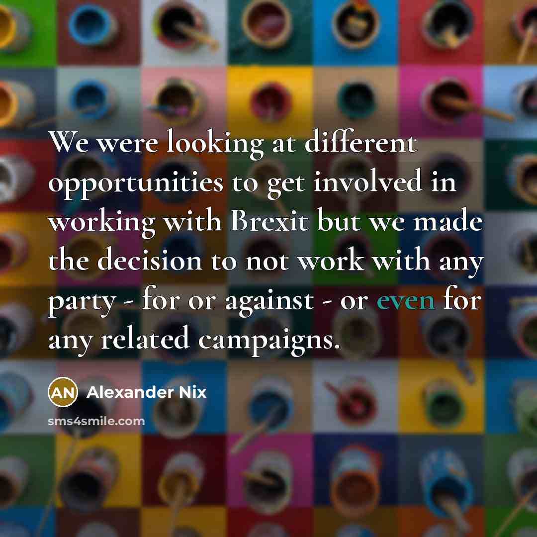 “We were looking at different opportunities to get involved in…” quote by Alexander Nix