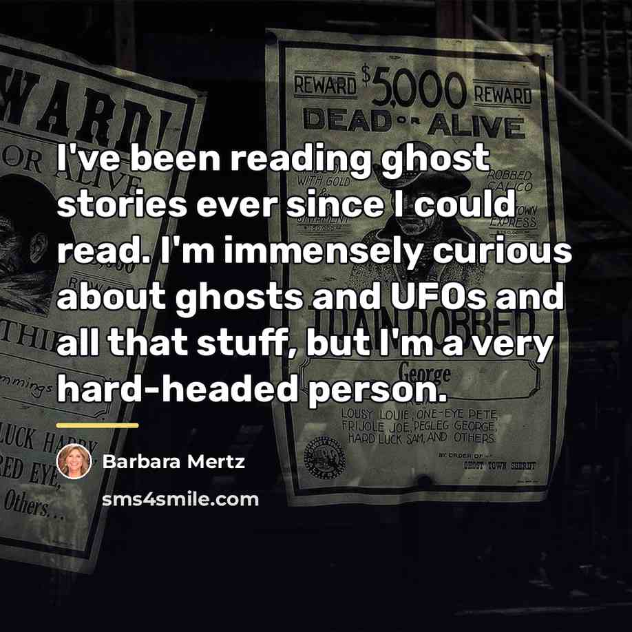 “I've been reading ghost stories ever since I could read.…” quote by Barbara Mertz