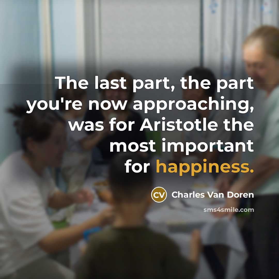 “The last part, the part you're now approaching, was for…” quote by Charles Van Doren