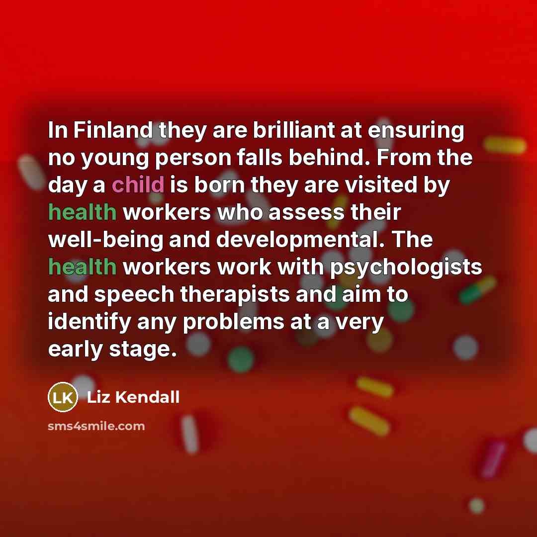 “In Finland they are brilliant at ensuring no young person…” quote by Liz Kendall