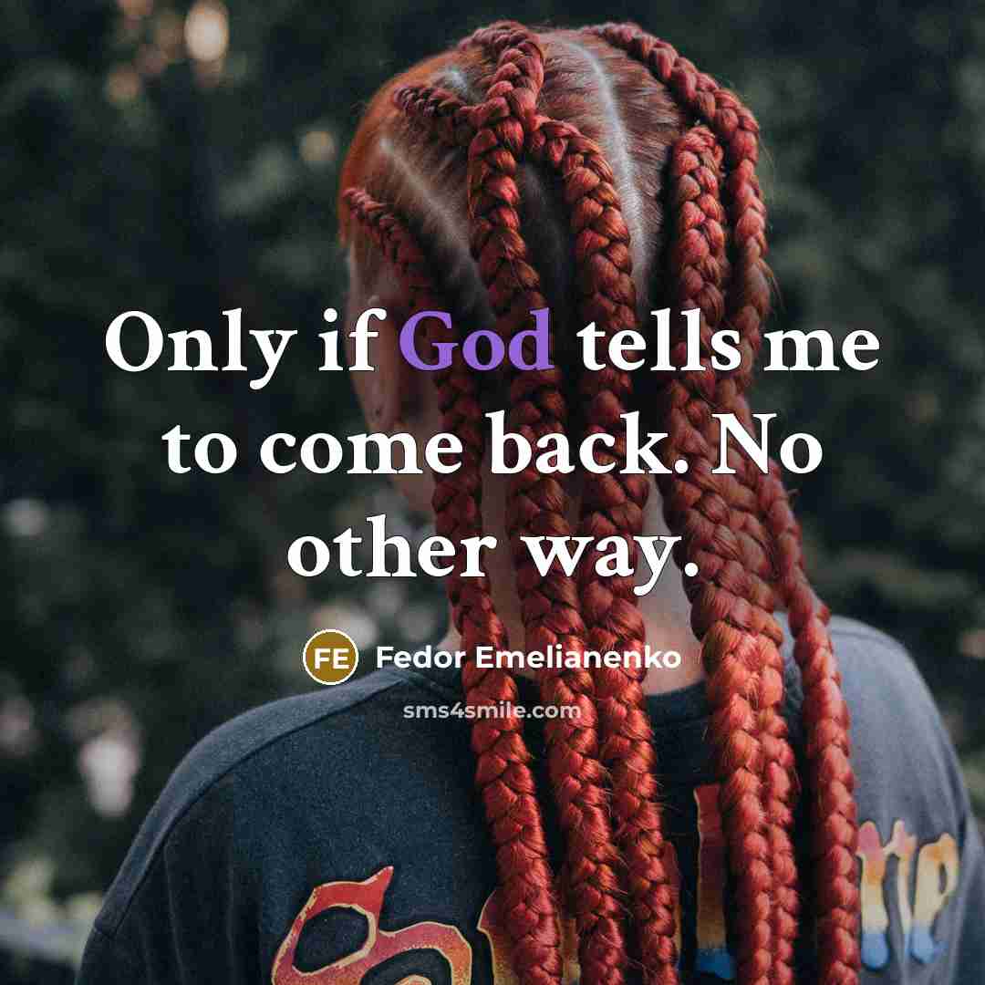 “Only if God tells me to come back. No other…” quote by Fedor Emelianenko