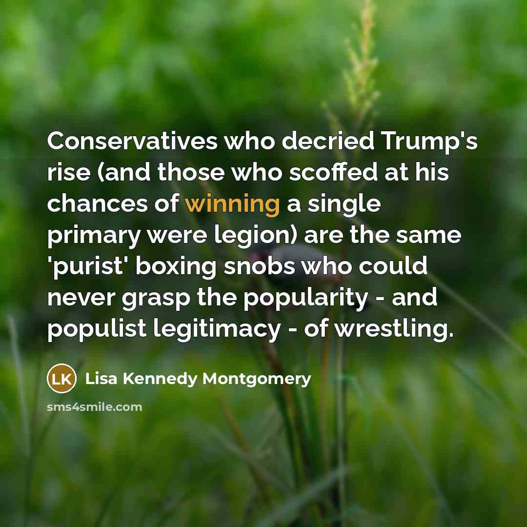 “Conservatives who decried Trump's rise (and those who scoffed at…” quote by Lisa Kennedy Montgomery