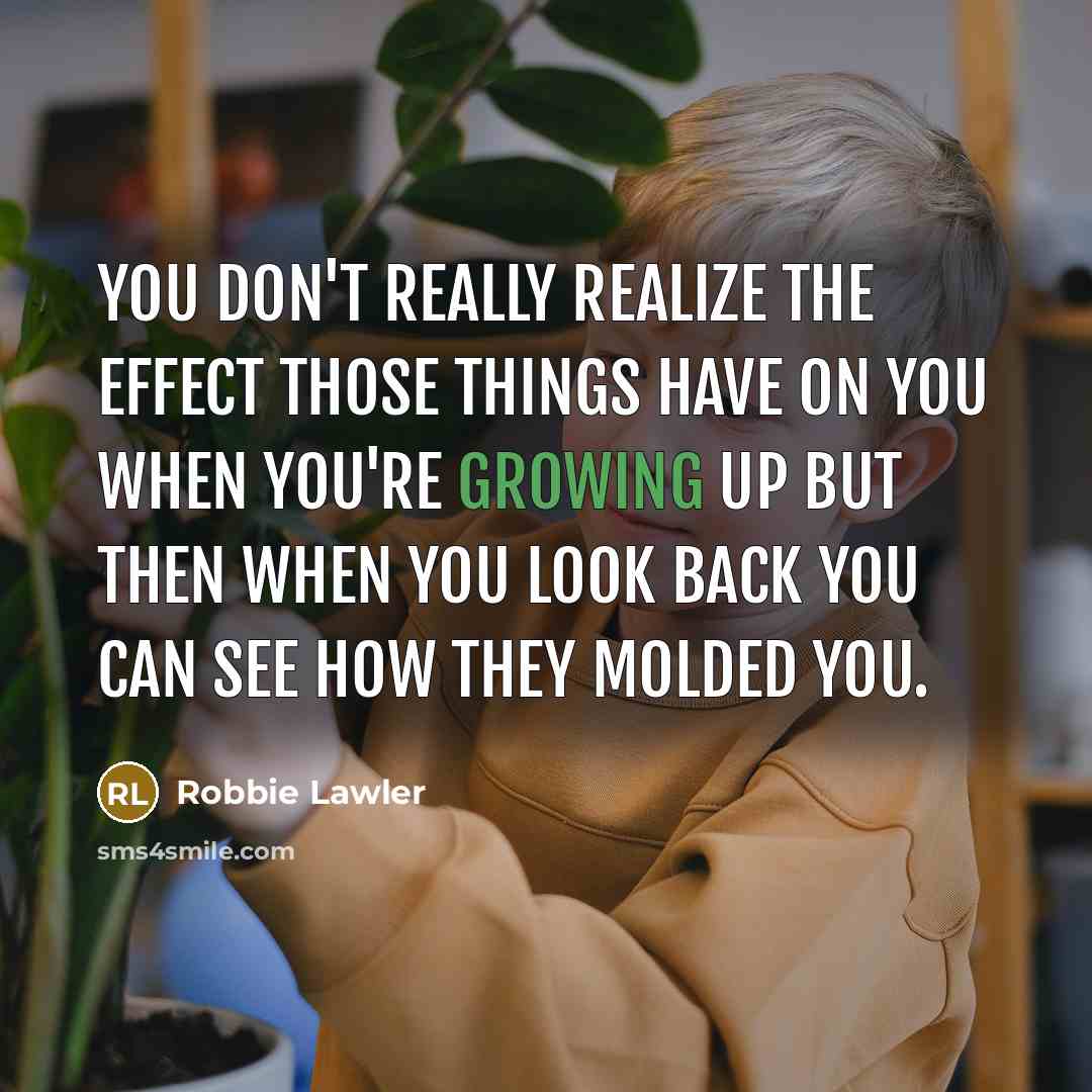 “You don't really realize the effect those things have on…” quote by Robbie Lawler