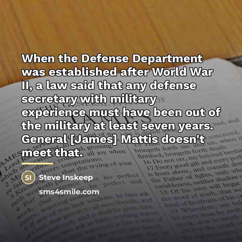 “When the Defense Department was established after World War II,…” quote by Steve Inskeep