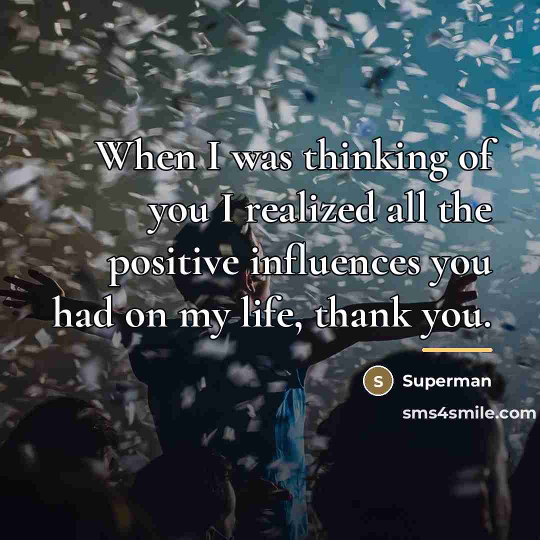 “When I was thinking of you I realized all the…” quote by Superman