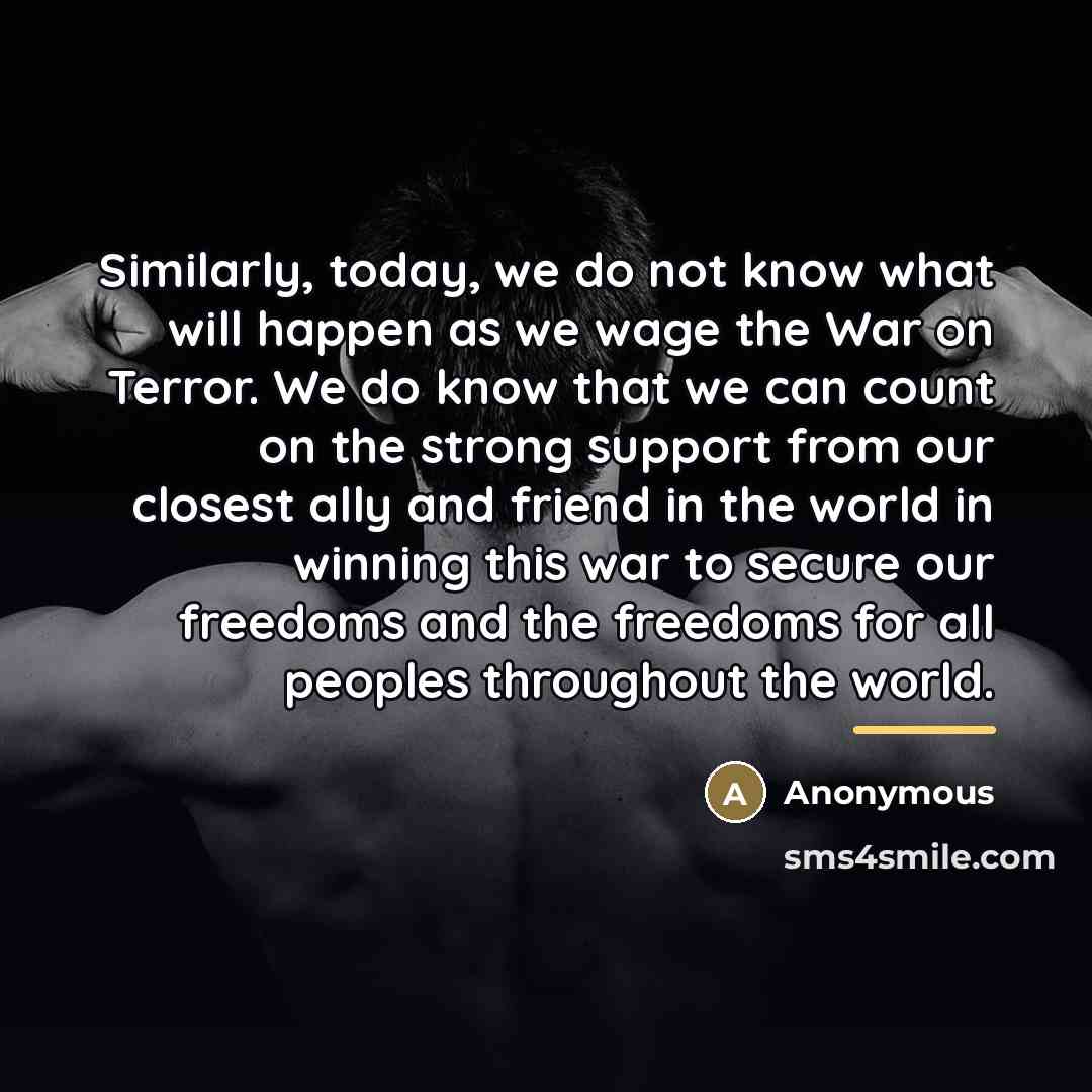 “Similarly, today, we do not know what will happen as…” quote by Anonymous
