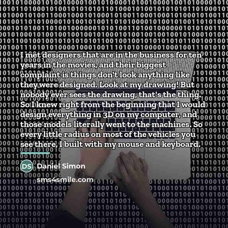 “I met designers that are in the business for ten…” quote by Daniel Simon