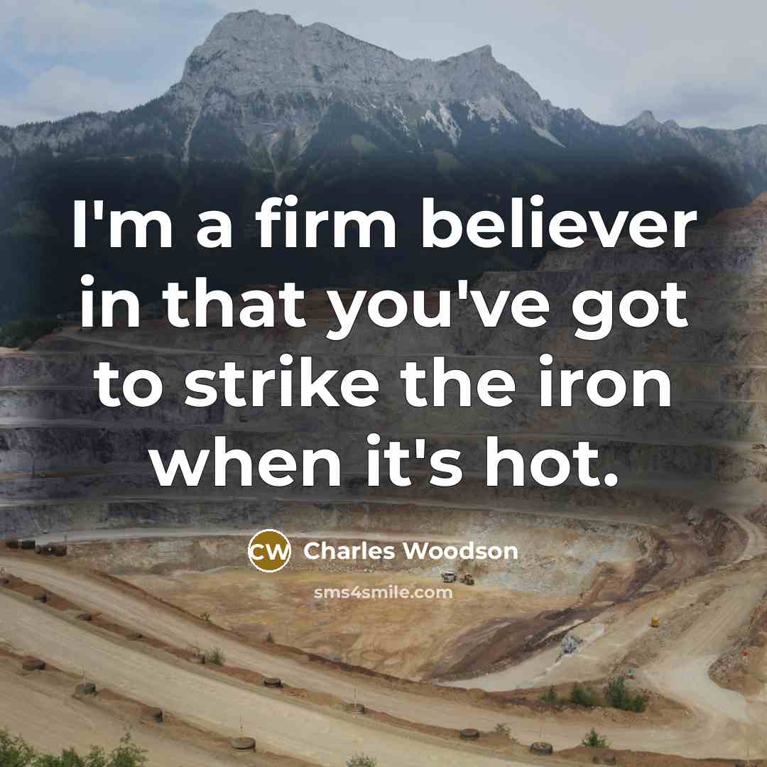 “I'm a firm believer in that you've got to strike…” quote by Charles Woodson
