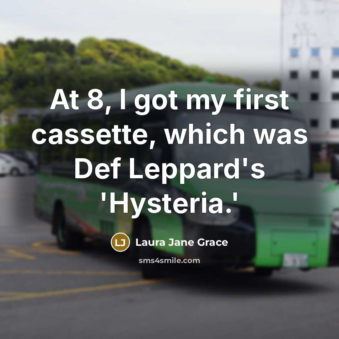 “At 8, I got my first cassette, which was Def…” quote by Laura Jane Grace