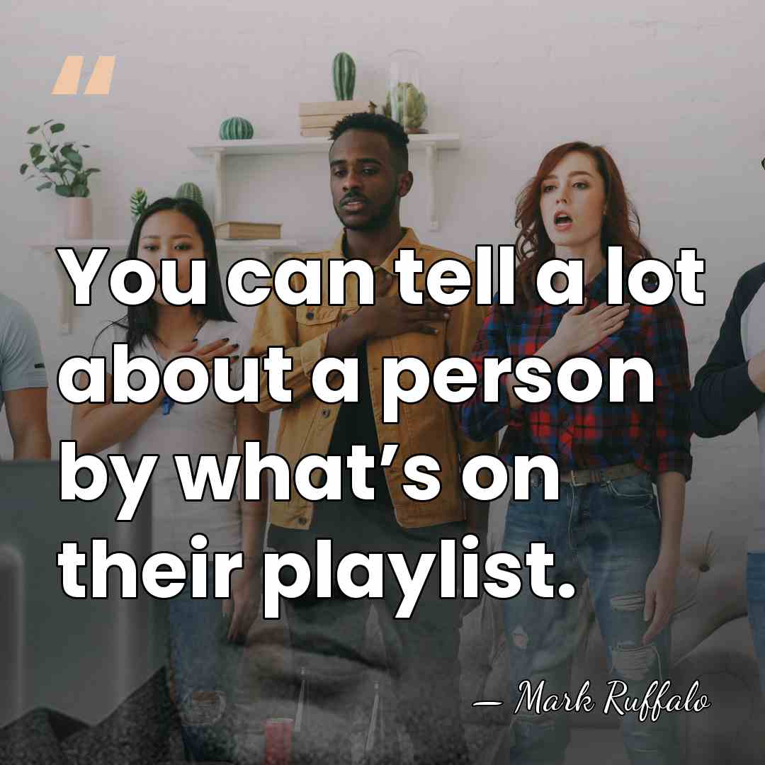 You can tell a lot about a person by what’s on their&hellip; - Mark Ruffalo