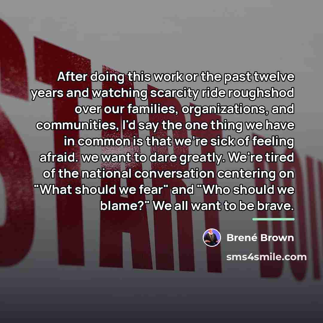 “After doing this work or the past twelve years and…” quote by Brené Brown