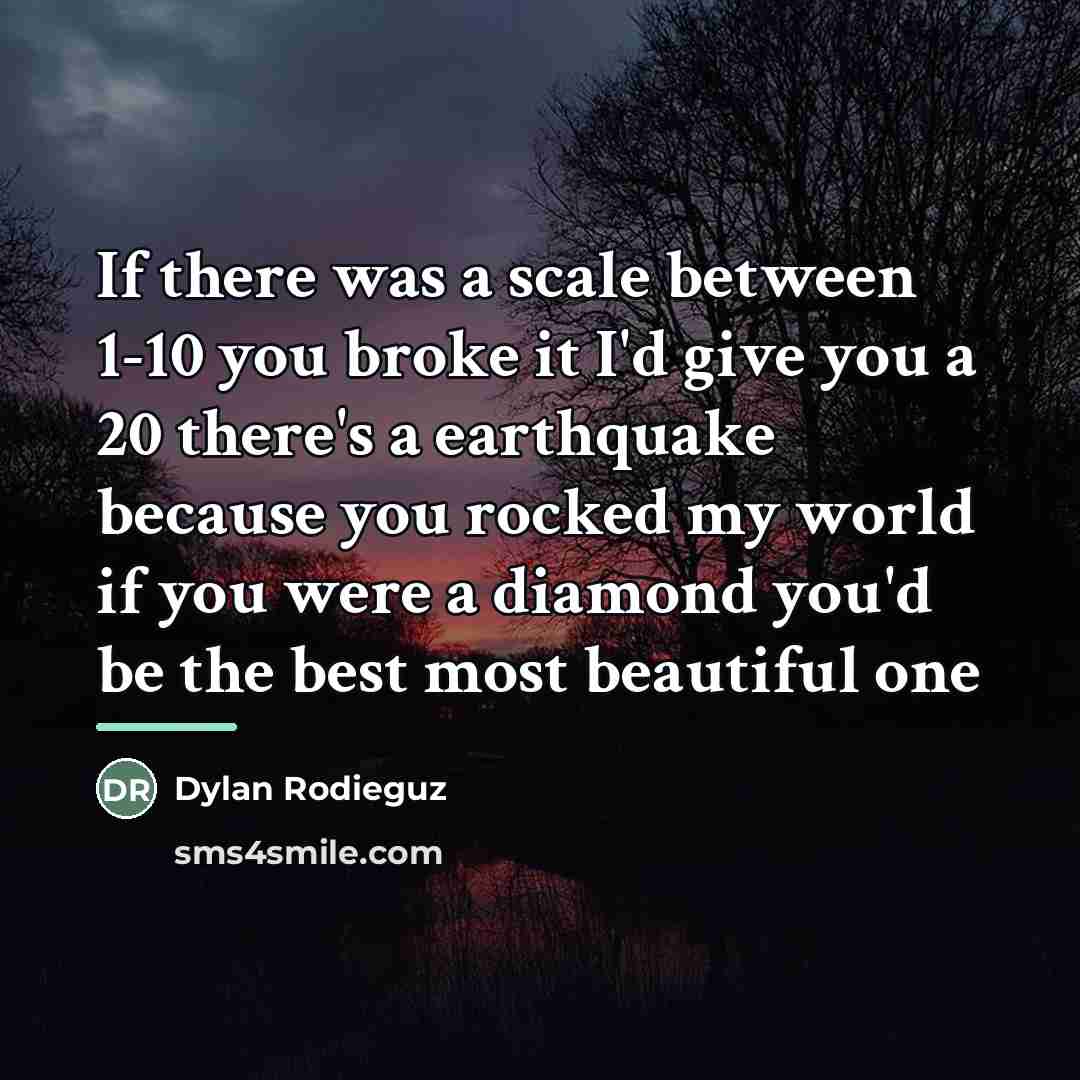 “If there was a scale between 1-10 you broke it…” quote by Dylan Rodieguz