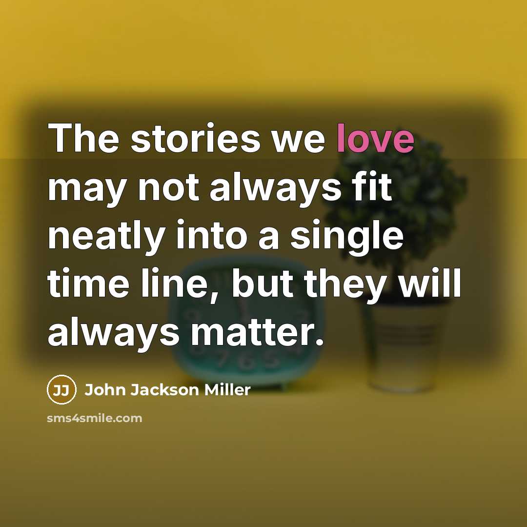 “The stories we love may not always fit neatly into…” quote by John Jackson Miller