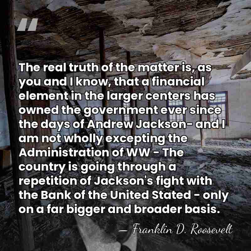 The real truth of the matter is, as you and I know,&hellip; - Franklin D. Roosevelt