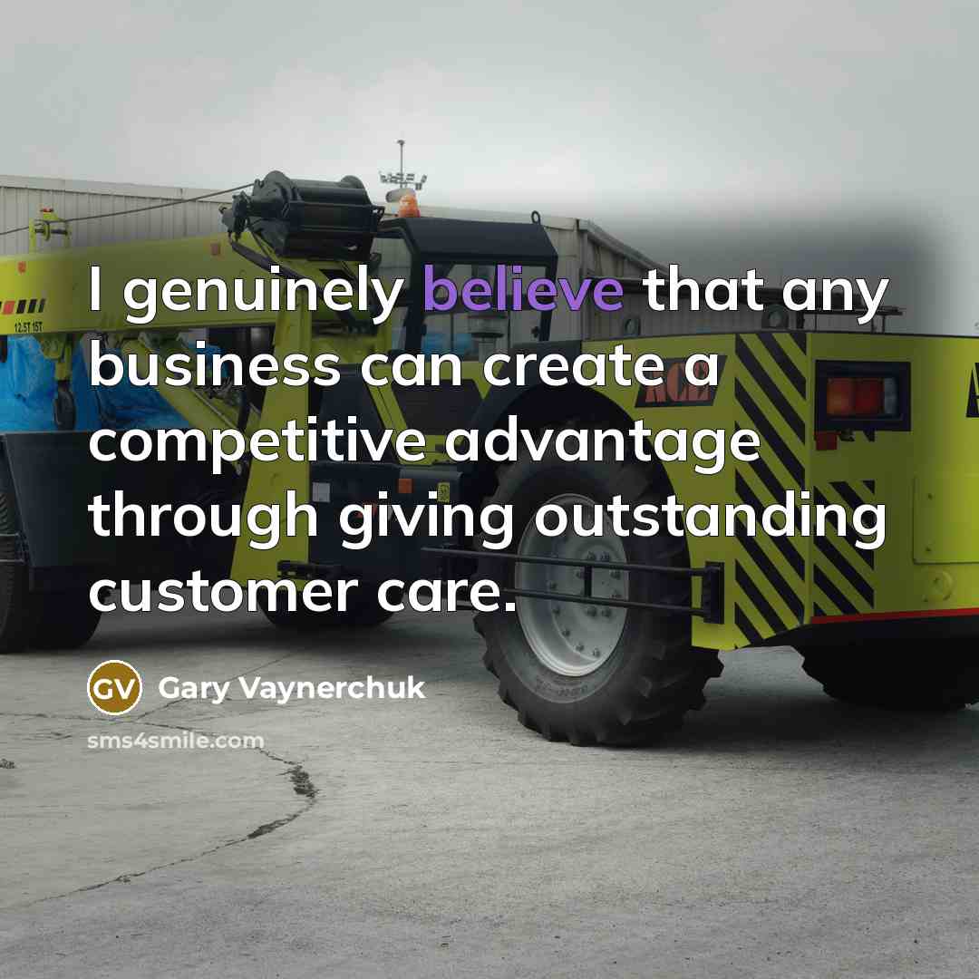 “I genuinely believe that any business can create a competitive…” quote by Gary Vaynerchuk
