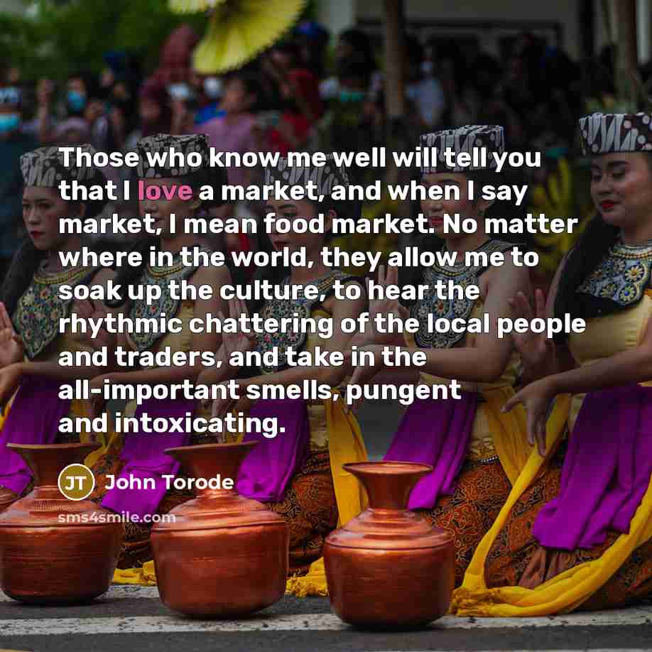 “Those who know me well will tell you that I…” quote by John Torode