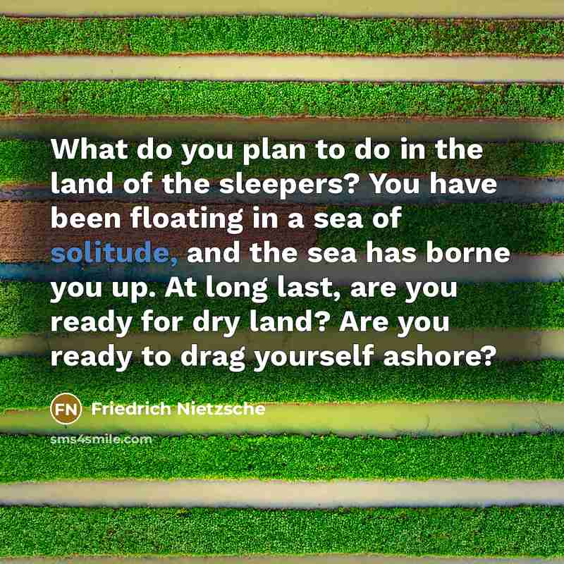 “What do you plan to do in the land of…” quote by Friedrich Nietzsche