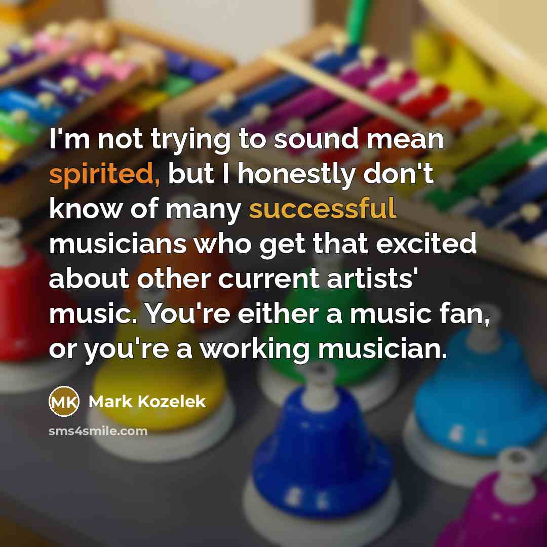 “I'm not trying to sound mean spirited, but I honestly…” quote by Mark Kozelek