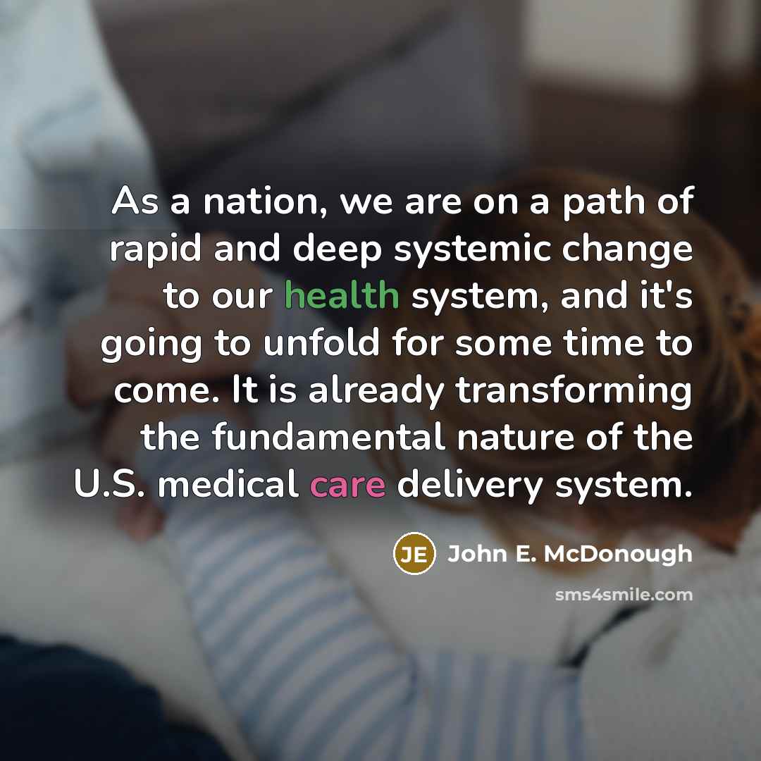 “As a nation, we are on a path of rapid…” quote by John E. McDonough