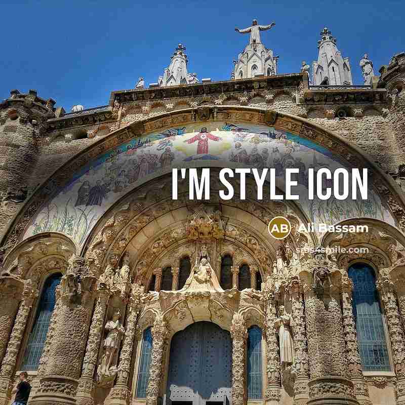 “I'm Style Icon…” quote by Ali Bassam