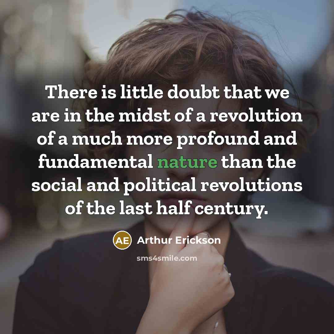 “There is little doubt that we are in the midst…” quote by Arthur Erickson