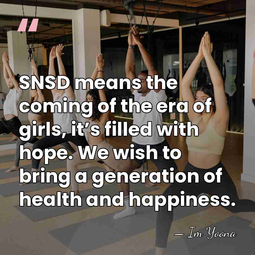 SNSD means the coming of the era of girls, it’s filled with&hellip; - Im Yoona