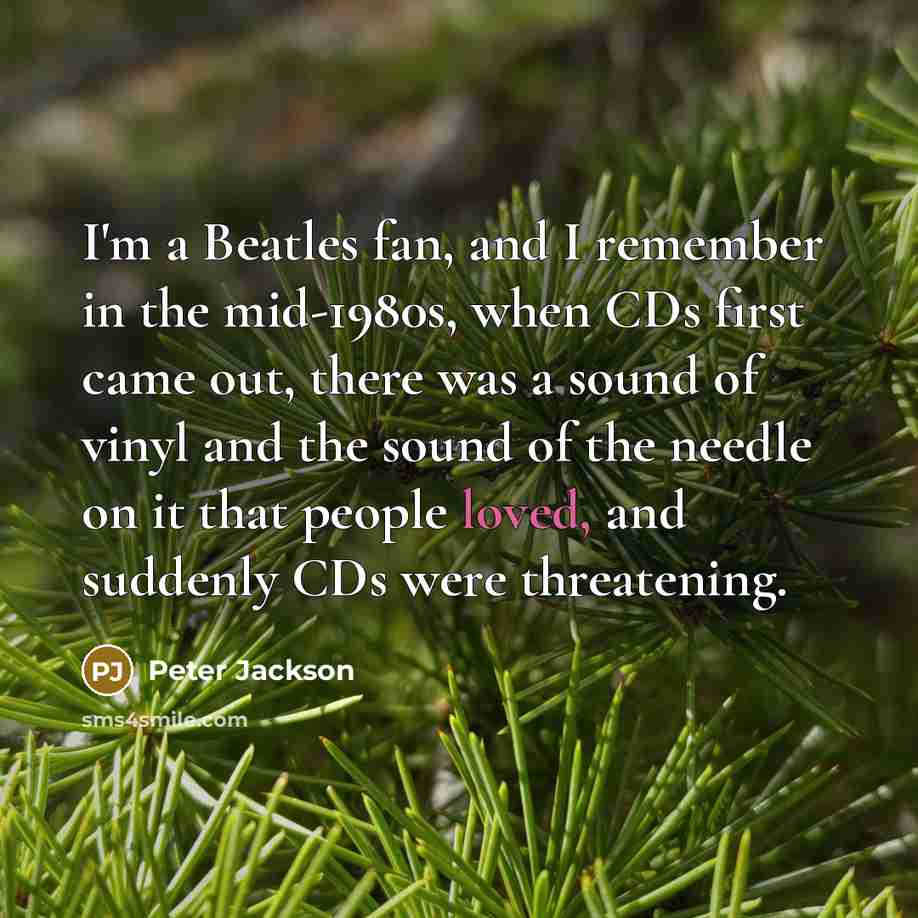 “I'm a Beatles fan, and I remember in the mid-1980s,…” quote by Peter Jackson
