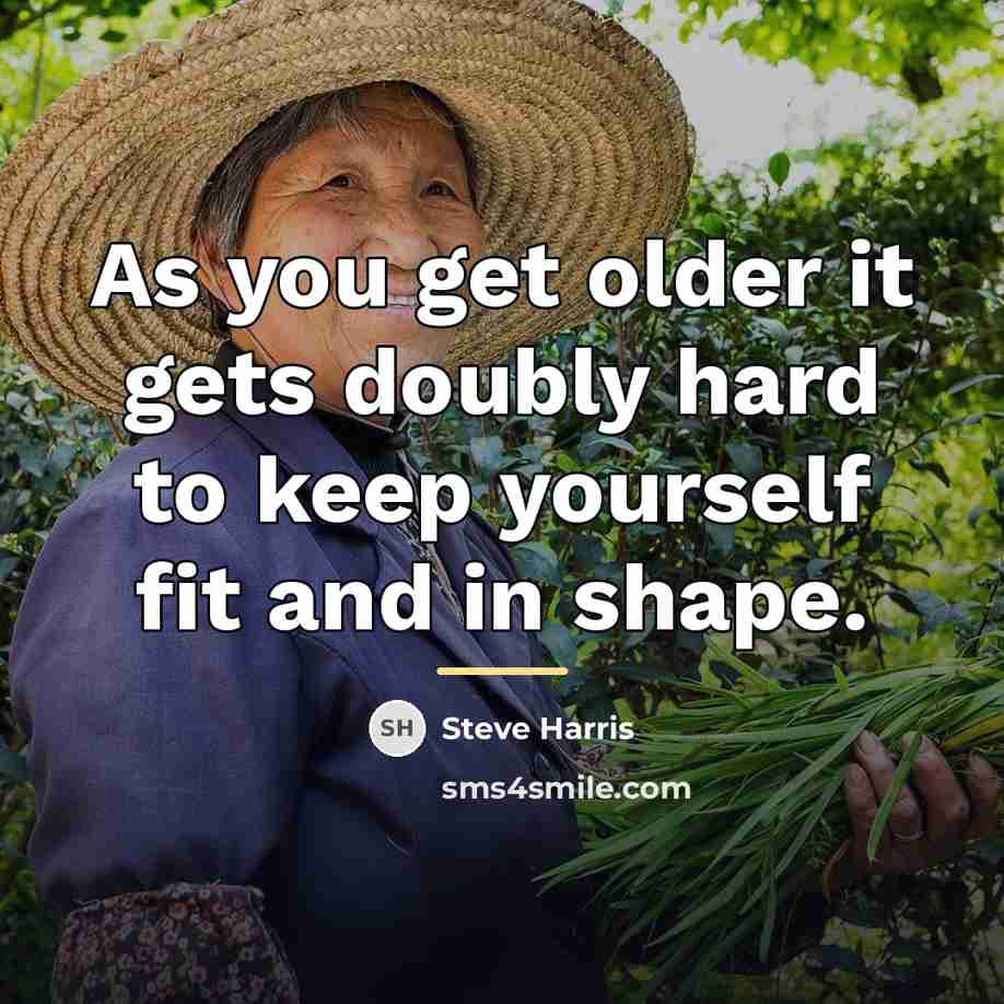 “As you get older it gets doubly hard to keep…” quote by Steve Harris