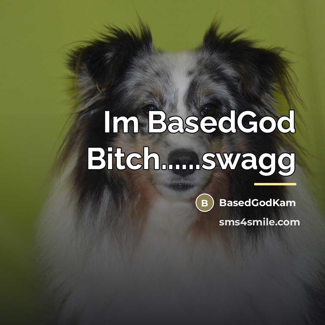 “Im BasedGod Bitch......swagg…” quote by BasedGodKam