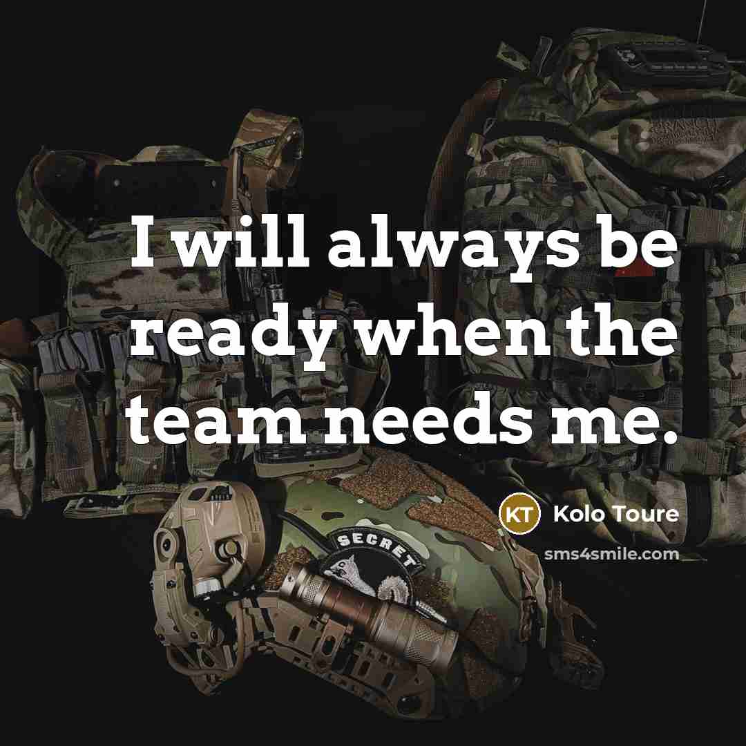 “I will always be ready when the team needs me.…” quote by Kolo Toure
