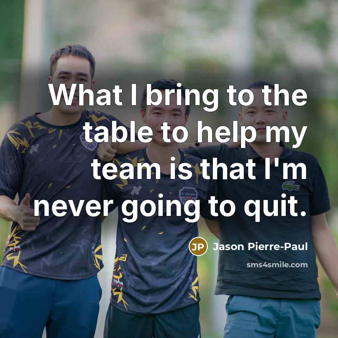 “What I bring to the table to help my team…” quote by Jason Pierre-Paul
