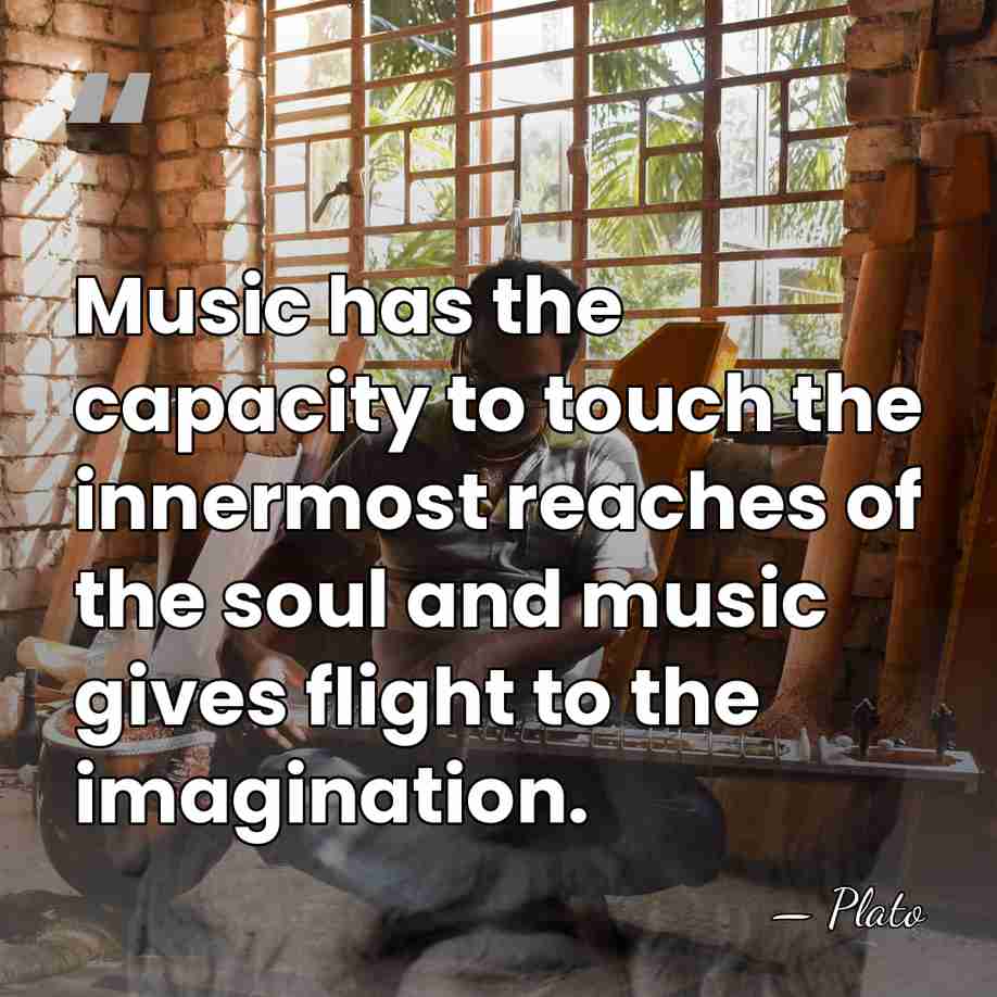 Music has the capacity to touch the innermost reaches of the soul&hellip; - Plato