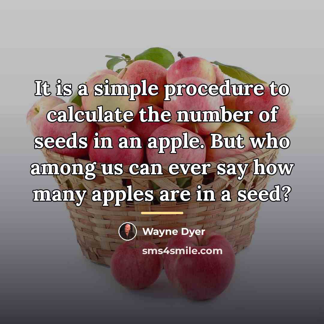 “It is a simple procedure to calculate the number of…” quote by Wayne Dyer