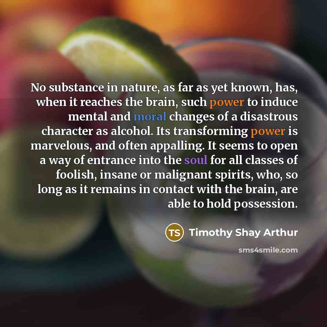“No substance in nature, as far as yet known, has,…” quote by Timothy Shay Arthur