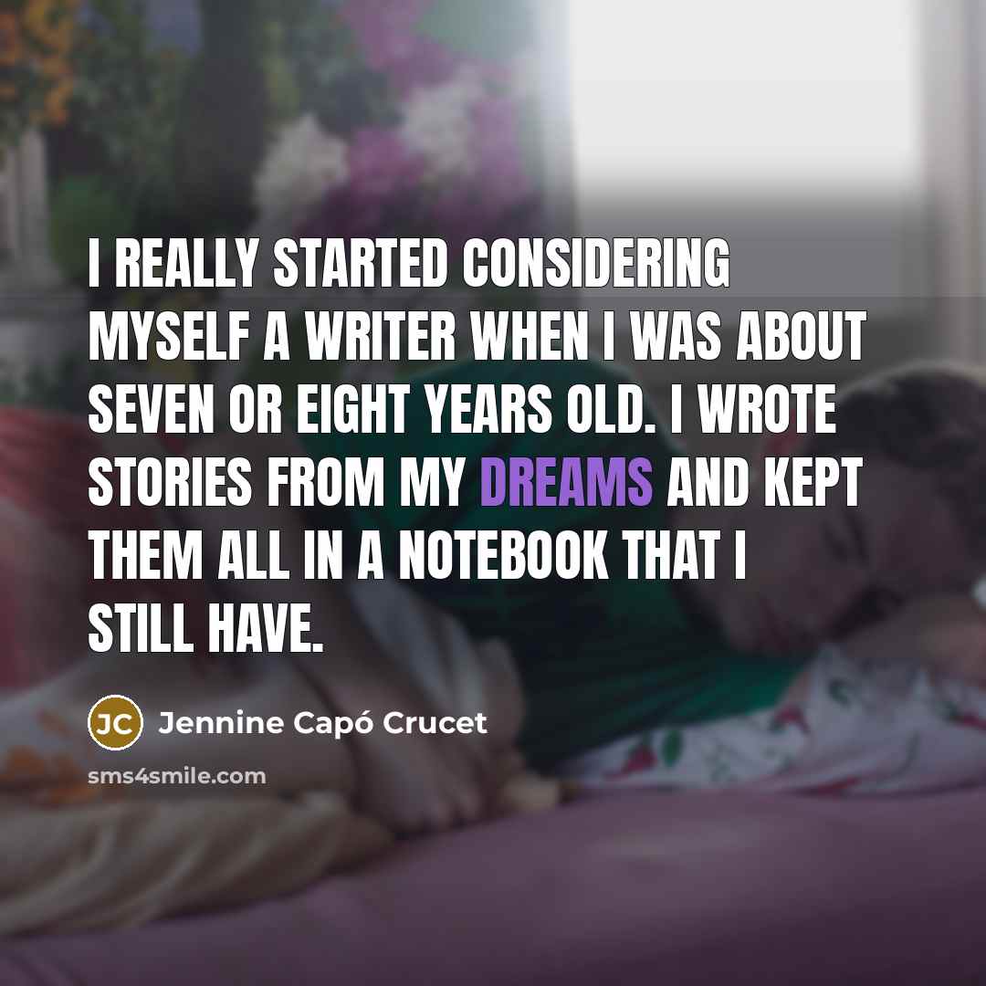 “I really started considering myself a writer when I was…” quote by Jennine Capó Crucet