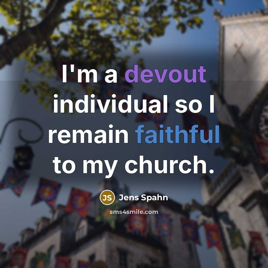 “I'm a devout individual so I remain faithful to my…” quote by Jens Spahn