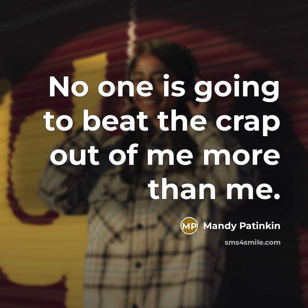 “No one is going to beat the crap out of…” quote by Mandy Patinkin