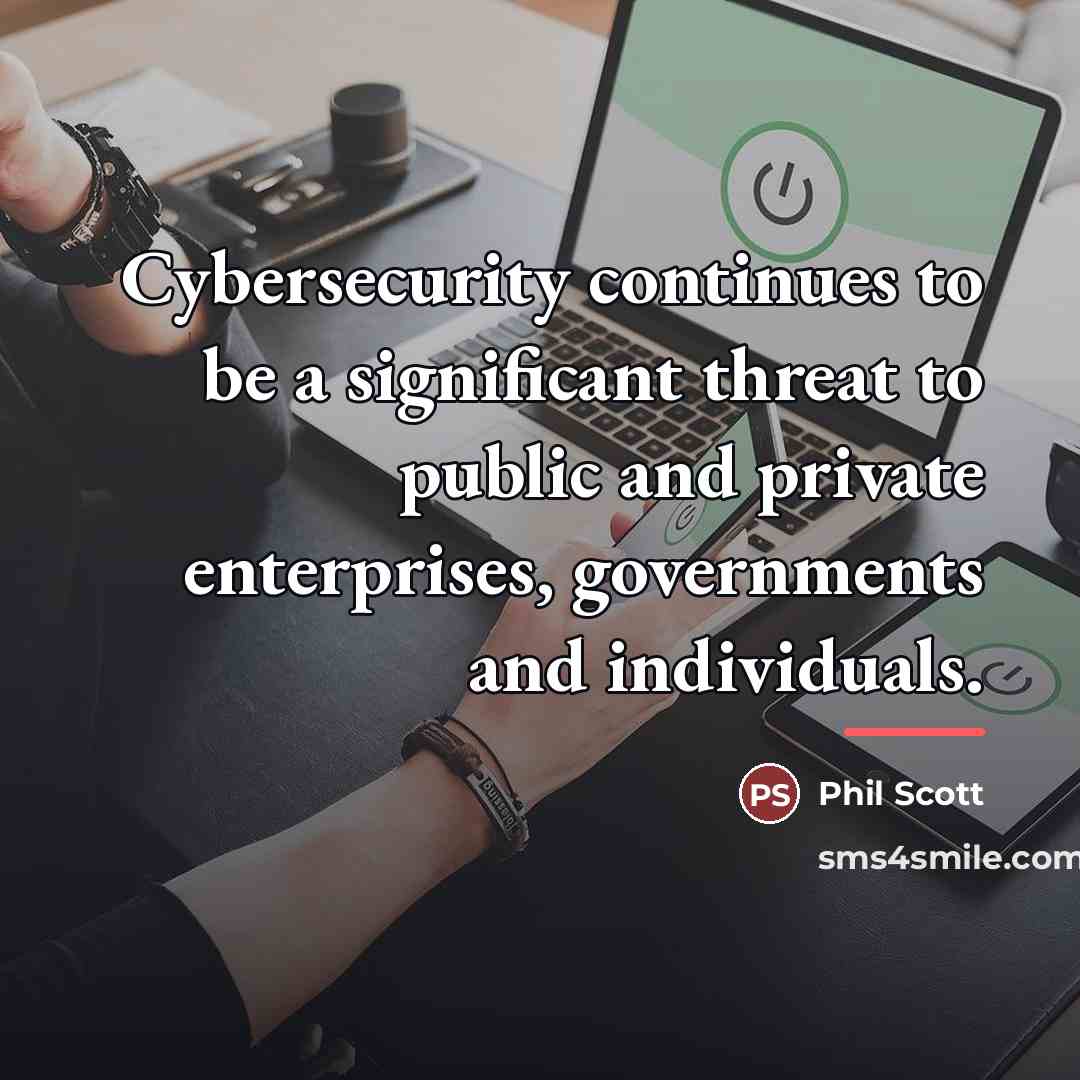 “Cybersecurity continues to be a significant threat to public and…” quote by Phil Scott