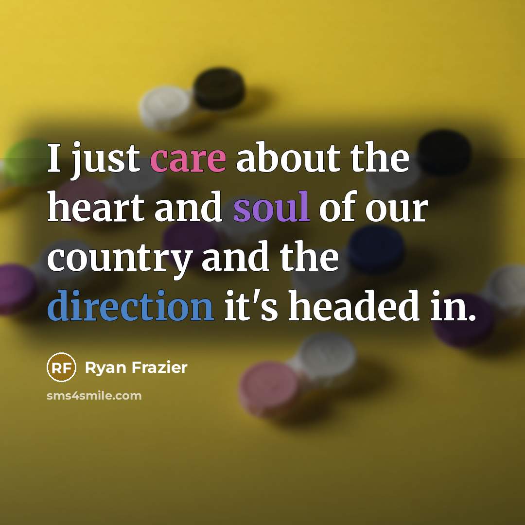 “I just care about the heart and soul of our…” quote by Ryan Frazier