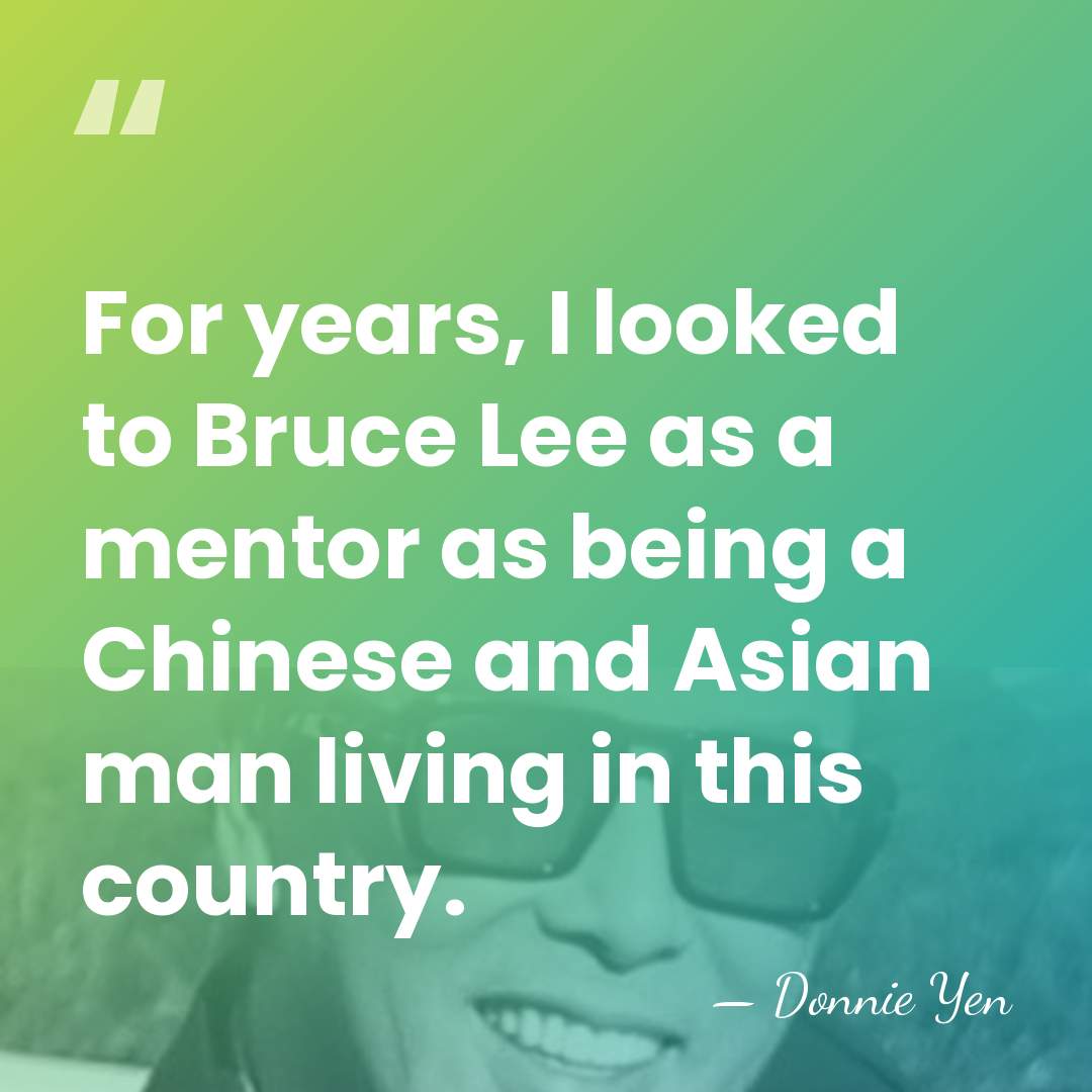 For years, I looked to Bruce Lee as a mentor as being&hellip; - Donnie Yen