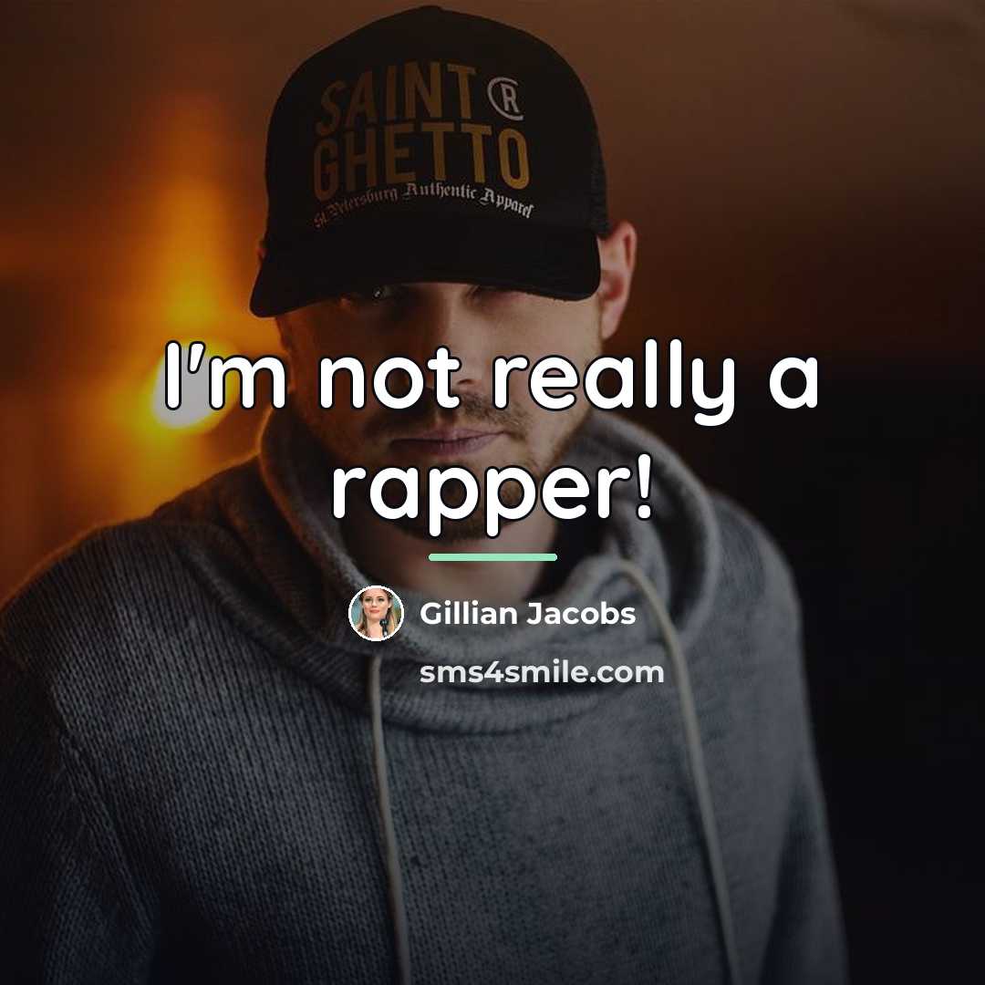 “I'm not really a rapper!…” quote by Gillian Jacobs