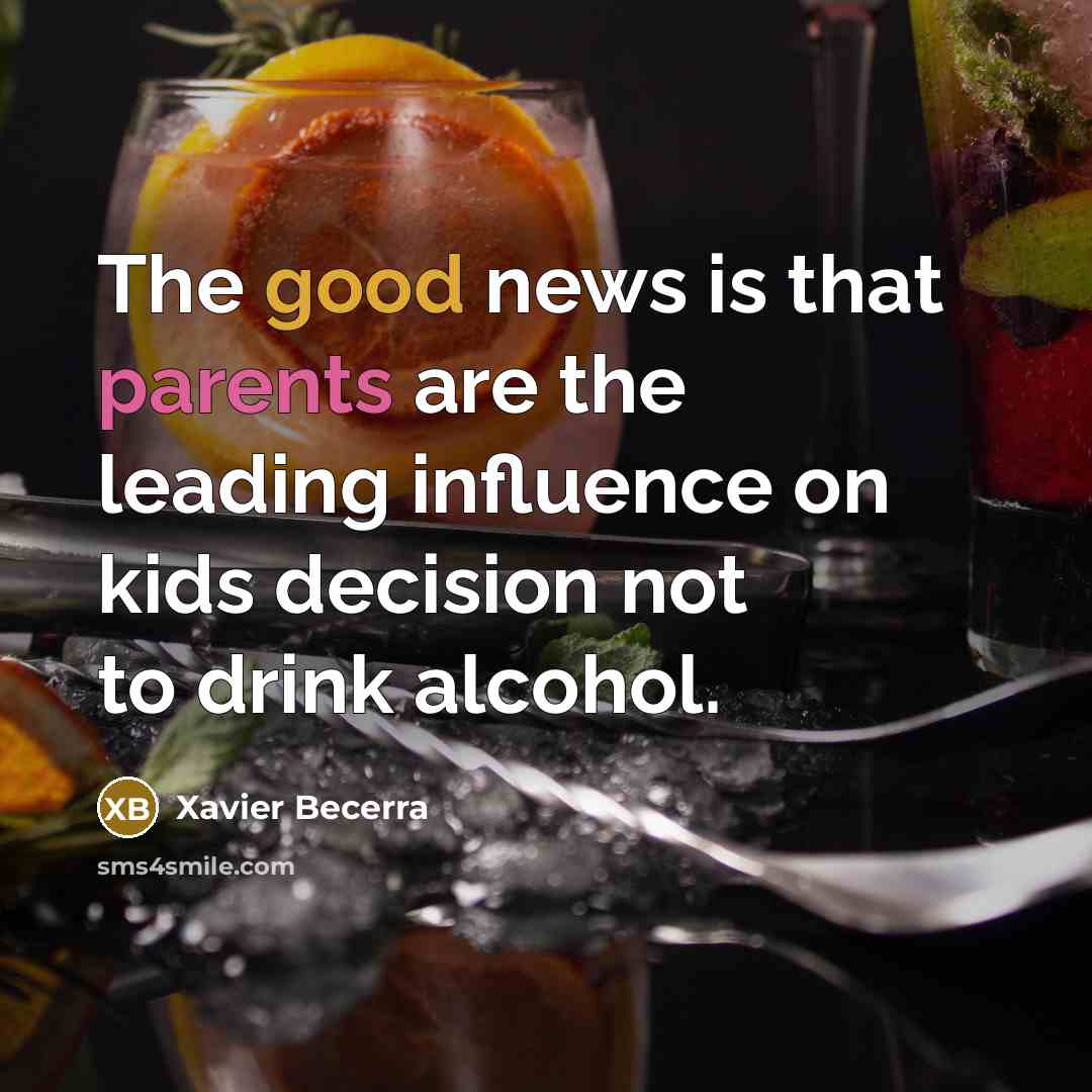 “The good news is that parents are the leading influence…” quote by Xavier Becerra