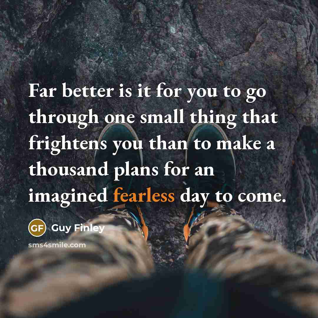 “Far better is it for you to go through one…” quote by Guy Finley