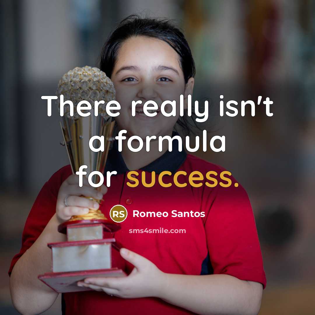 “There really isn't a formula for success.…” quote by Romeo Santos