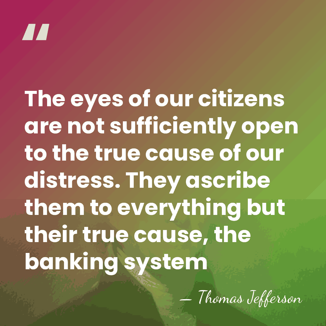 The eyes of our citizens are not sufficiently open to the true&hellip; - Thomas Jefferson